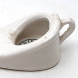 Old Ironstone Transferware Eye Ointment Eye Wash Vessel (Presumed Advertising Give Away)