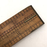 Brass and Boxwood Folding 12 Inch Ruler with Caliper