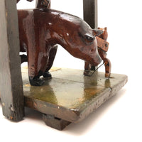 Weird and Wonderful Danish Folk Art Carving, "Moderskarlek" (Motherhood)