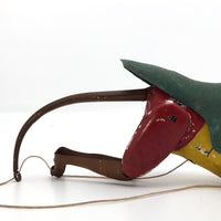 Antique Original Lehmann Tin Litho Toy Climbing Monkey c. 1900
