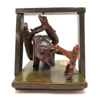Weird and Wonderful Danish Folk Art Carving, "Moderskarlek" (Motherhood)