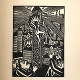 Frans Masereel's "Die Idee" Very Early Graphic Novel, 1928 Copy