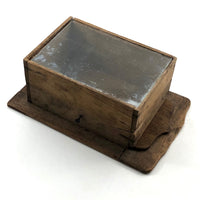 Old Single Chamber Bee Box with Cigar Box Wood Slider