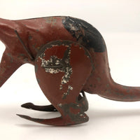 Antique Kangaroo Tin Penny Toy