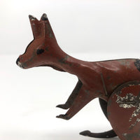 Antique Kangaroo Tin Penny Toy