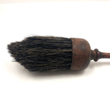 Fine 19th Century Shaker Turned Handle Tapered Horsehair Brush