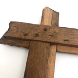 Simple Old Painted Chip Carved Tramp Art Wooden Frame