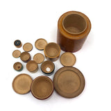 Colorful Lacquered Wood Nesting Boxes