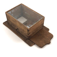 Old Single Chamber Bee Box with Cigar Box Wood Slider