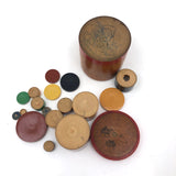 Colorful Lacquered Wood Nesting Boxes