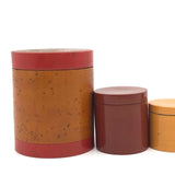 Colorful Lacquered Wood Nesting Boxes