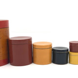 Colorful Lacquered Wood Nesting Boxes