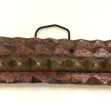 Simple Old Painted Chip Carved Tramp Art Wooden Frame