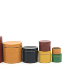 Colorful Lacquered Wood Nesting Boxes
