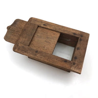 Old Single Chamber Bee Box with Cigar Box Wood Slider