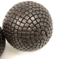 Pair of Antique Petanque (or Boules) Balls