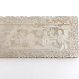 Chinese Antique Carved Mother of Pearl Gaming Token