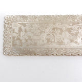 Chinese Antique Carved Mother of Pearl Gaming Token