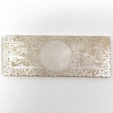 Chinese Antique Carved Mother of Pearl Gaming Token