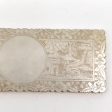 Chinese Antique Carved Mother of Pearl Gaming Token