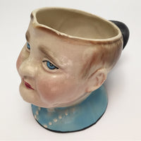 "Fat Boy" England Blue Eyed Baby Boy Avon ware Milk Jug / Pitcher