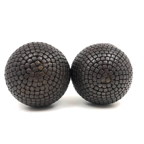 Pair of Antique Petanque (or Boules) Balls