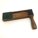 Ratchet Style Old Handmade Wooden Noisemaker