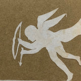 Antique Scherenschnitte Cupid