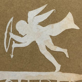 Antique Scherenschnitte Cupid