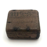 Curious Antique Hand-carved "Antes" Box