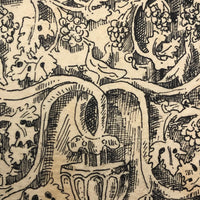 Set of Four Antique Ink Drawings of Architectural Details in Ravenna and Istanbul