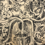 Set of Four Antique Ink Drawings of Architectural Details in Ravenna and Istanbul