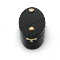 Fine Antique Treen Puzzle Lid Snuff Box, Likely Sailor Made