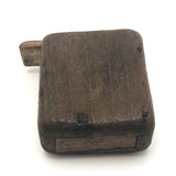Curious Antique Hand-carved "Antes" Box
