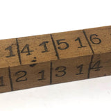 Great Old Handmade Four Sided 24 Inch Measuring Stick in Custom Increments