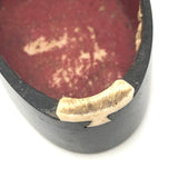 Fine Antique Treen Puzzle Lid Snuff Box, Likely Sailor Made
