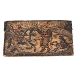 Etched C. 1920s Circus Themed Wooden Box