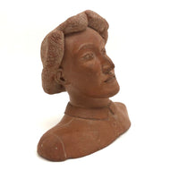 Beautifully Hand-sculpted Terra Cotta Bust
