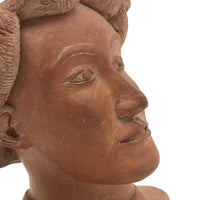 Beautifully Hand-sculpted Terra Cotta Bust