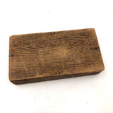 Etched C. 1920s Circus Themed Wooden Box