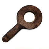 Hand-carved Wooden Magnifying Glass