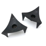 Mid-Century Cast Iron Tripod Candleholders