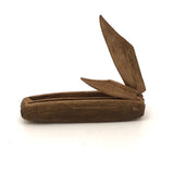 Amazing Carved Wooden Pocket Knife Whimsy