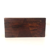 Japanese Marquetry and Black Lacquer Lidded Box with Interior Tray