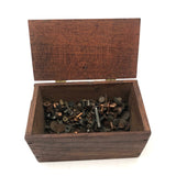 Amos J. Blake's Lovely 1892 Copper Rivets Box (With Contents!)