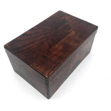 Japanese Marquetry and Black Lacquer Lidded Box with Interior Tray