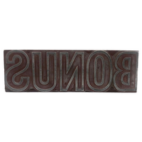 Large BONUS Printing Block