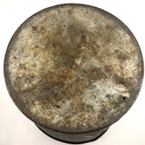 Old Sap Bucket with Great Patina and Hand-painted Orange "R"