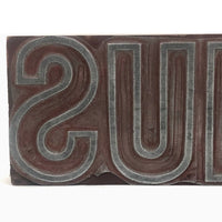 Large BONUS Printing Block