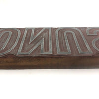 Large BONUS Printing Block